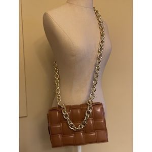 Vege New York - Quilted Bag (Chocolate Brown)